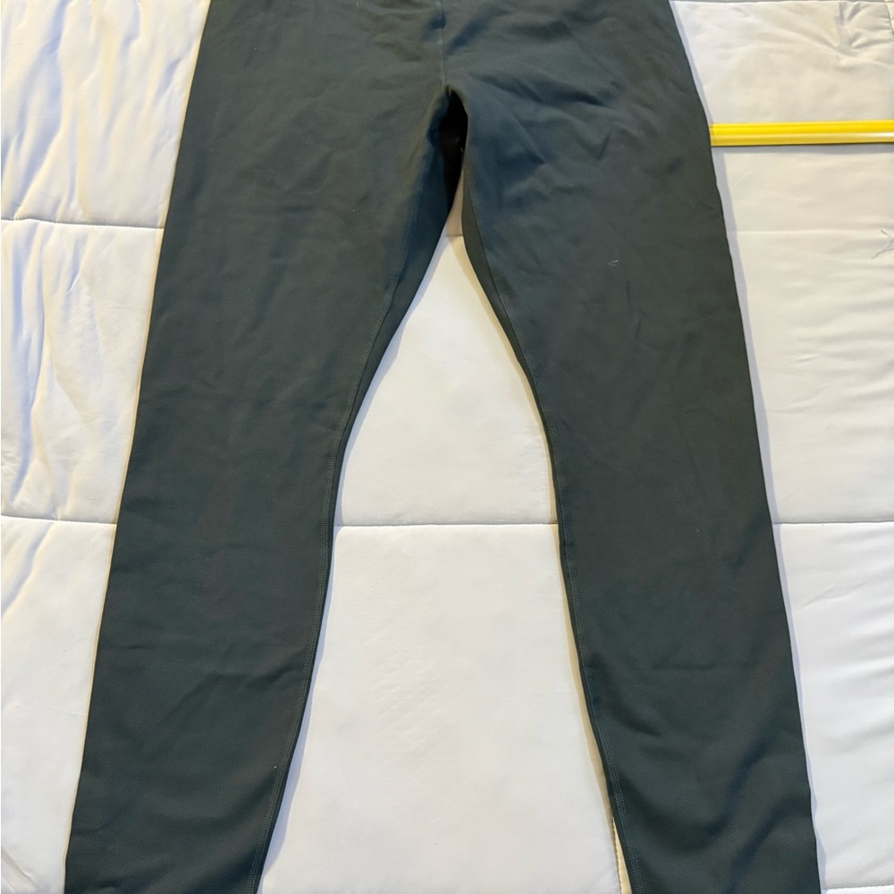 G Active Hunter Green High Waist Yoga Leggings Soft Athleisure Stretch Soft EUC